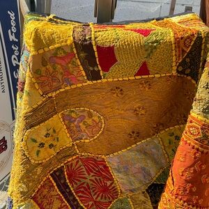 Indian inspired quilt/throw